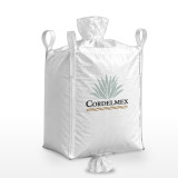 Super saco big bag 1 tonelada 91 x 91 x 132 cm con válvula de carga y descarga Cordelmex